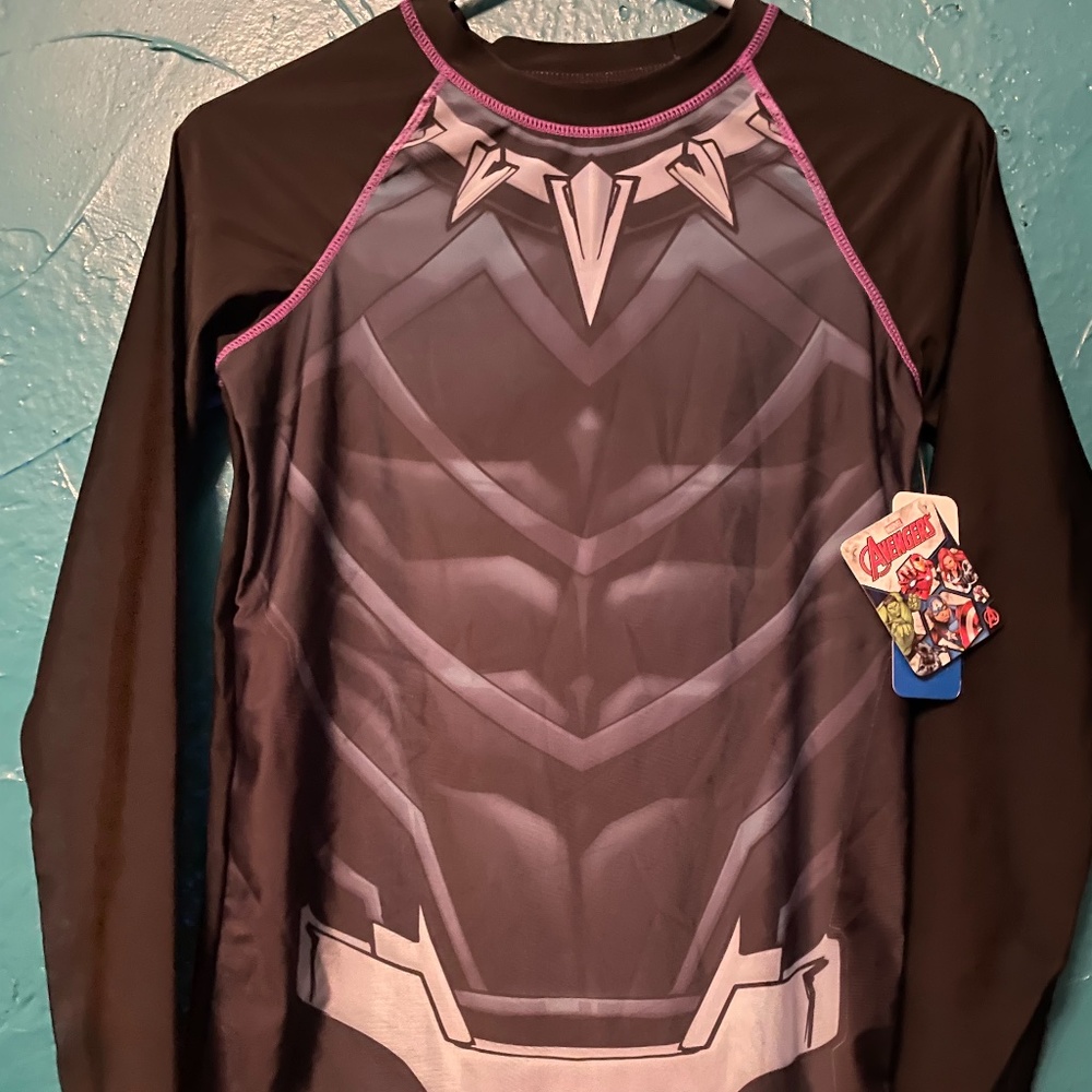 Avengers Boys Marvel Swim Shirt Sz 18-20